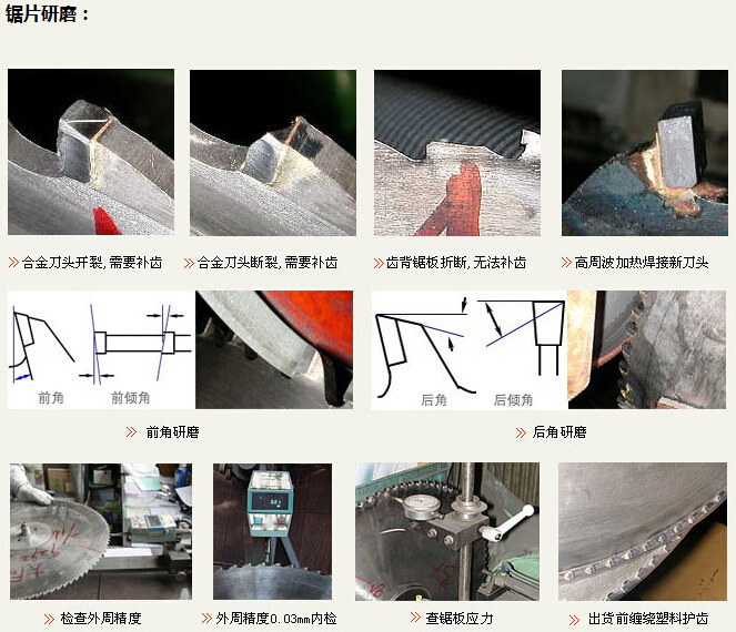 鋸片修磨,補齒